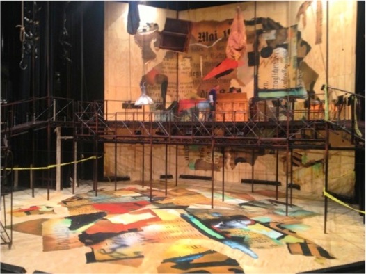 Assistant to the Scenic Designer Alexandra Kuntz provides these previews of 'The Threepenny Opera.'