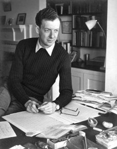 'Spring Symphony' composer Benjamin Britten, circa 1949. Photography by Roland Haupt; courtesy of www.britten100.org.